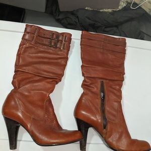 Aldo brown slouch boots